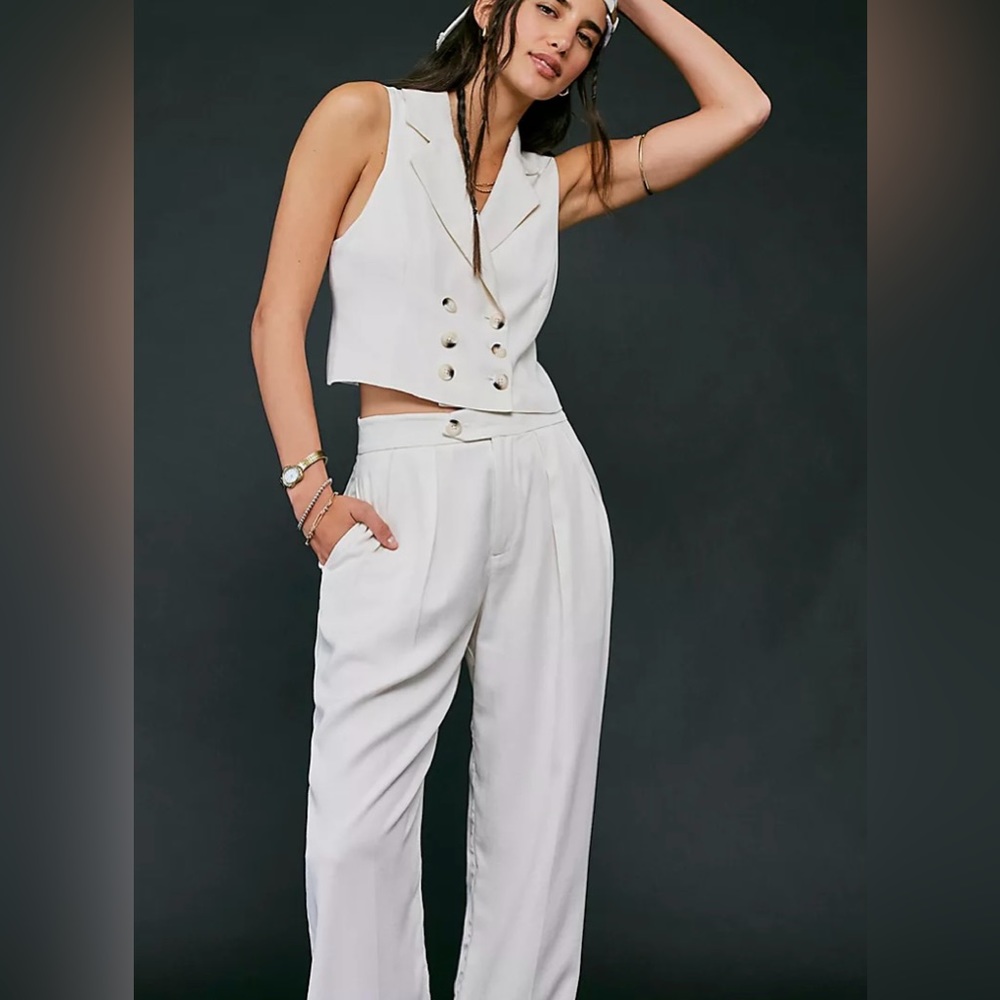 NWT Free People Gabbie Suit Vest